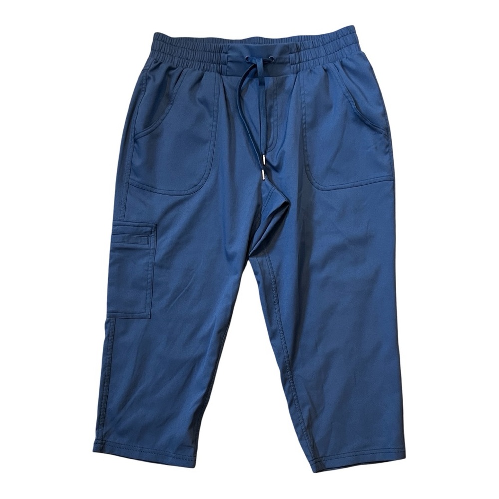 St. John's Bay Women’s Navy Cargo Capri Pants